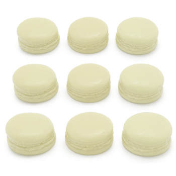 9 Mini-Macarons Form zum Basteln.