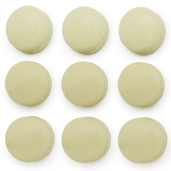 9 Mini-Macarons Form zum Basteln.