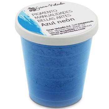 Farebný pigment na ručné práce neónovo modrý Farebný pigment na ručné práce neónovo modrý