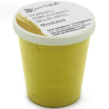 Senffarbenes farbpulverpigment zum Basteln Senffarbenes farbpulverpigment zum Basteln
