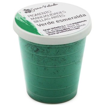 Smaragdgrünes Farbpulverpigment zum Basteln