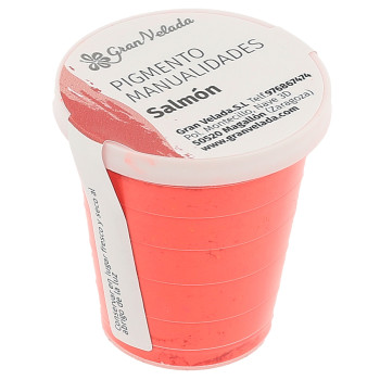Lachsfarbenes Farbpulverpigment zum Basteln Lachsfarbenes Farbpulverpigment zum Basteln