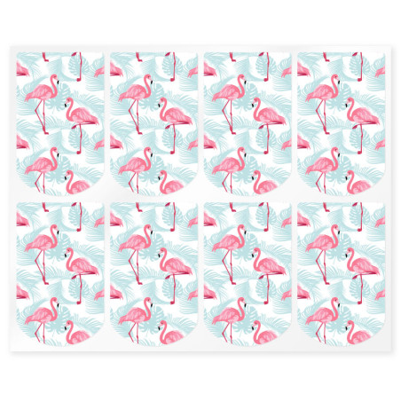 Aufkleber Flamingos zum Aufhängen . Online-Verkauf
