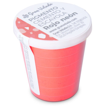 Neonrotes Farbpigment für Zement und Gips Neonrotes Farbpigment für Zement und Gips