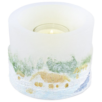 Weihnachtslandschaft Fanalform