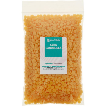 Cera de candelilla grau cosmético