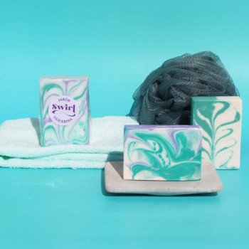 Kit na výrobu swirl mydla – biely základ, materiály a návod | Gran Velada