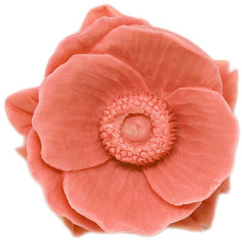 Formen, um aromatische Seifen herzustellen 4 orientalische Mohnblumen.