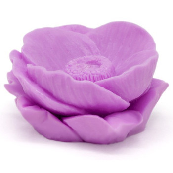 Formen, um aromatische Seifen herzustellen 4 orientalische Mohnblumen.